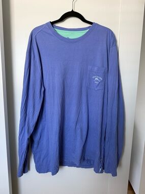 Tommy Bahama Long-Sleeve Pocket Tee - Periwinkle